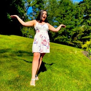Adorable short floral dress